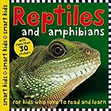 Erkek genel Smart Kids Sticker Books: Reptiles and other Amphi