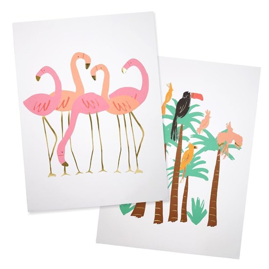Men genel Flamingo Poster