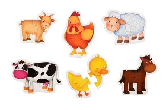 Men genel Baby Puzzle : Farm Animals