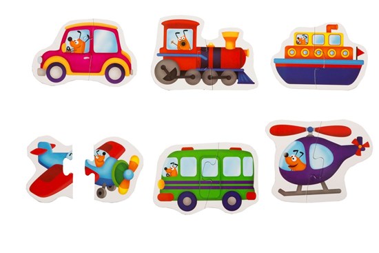 Men genel Baby Puzzle : Vehicles