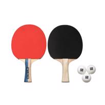 genel Table Tennis Set 101 / 2 Raket + 3 Top Kırmızı-Siy 