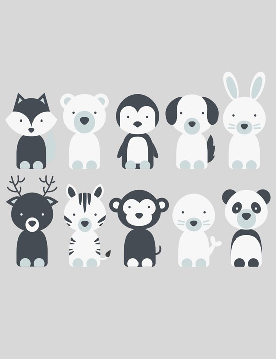 Boho Panda Duvar Sticker