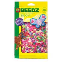  Beedz- Packet of 3000 Mix Glitter Iron-on Beads 