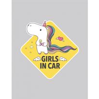 genel Araba Sticker : Girls In Car 