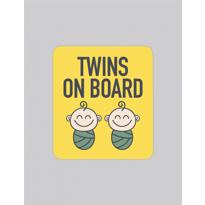 genel Car Sticker : Twins On Board 