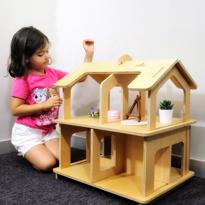 genel Fly Toys Wooden Doll House 