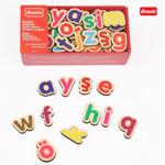 Men genel Rossie Magnetic Wooden Small Letters
