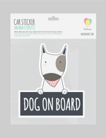 Erkek genel Dog on Board Araba Sticker