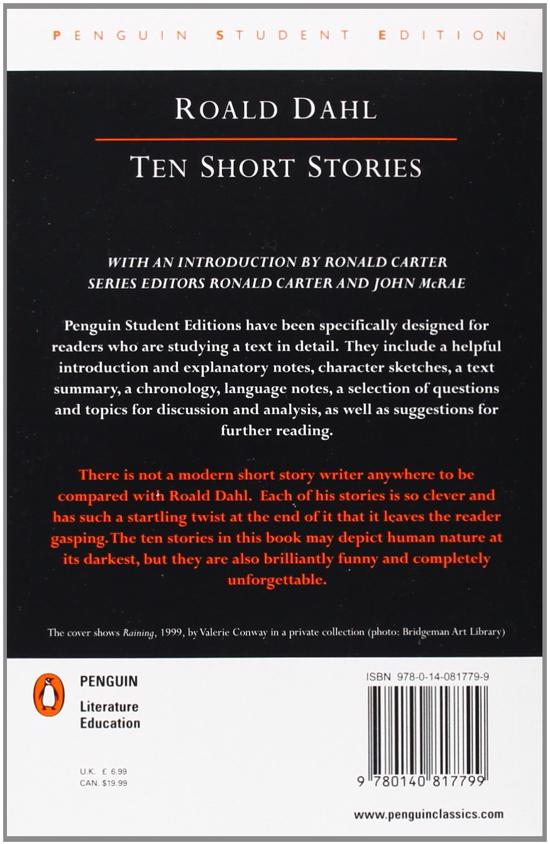 Men genel Roald Dahl - Ten Short Stories