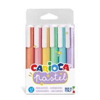 genel Carioca Pastel Renkler İşaretleme Kalemi 6 lı 
