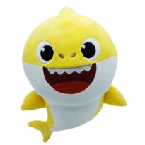 genel Baby Shark Sesli -Sarı Peluş 25 cm 