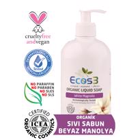 genel Ecos3 Organik Sıvı Sabun-Beyaz Manolya 500ml 