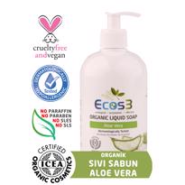 genel Ecos3 Organik Sıvı Sabun -Aloe Vera -500ml 