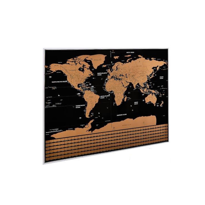  Scratch Dünya Haritası Kutusuz 