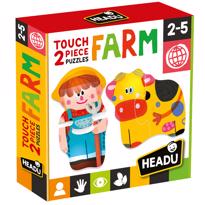 genel Puzzle Touch Farm 2 Pieces (2-5 Yaş) 