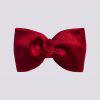 genel Velvet grand bow barette-Red 