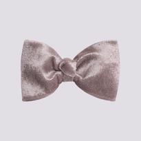 genel Velvet grand bow barette-Soft Pink 