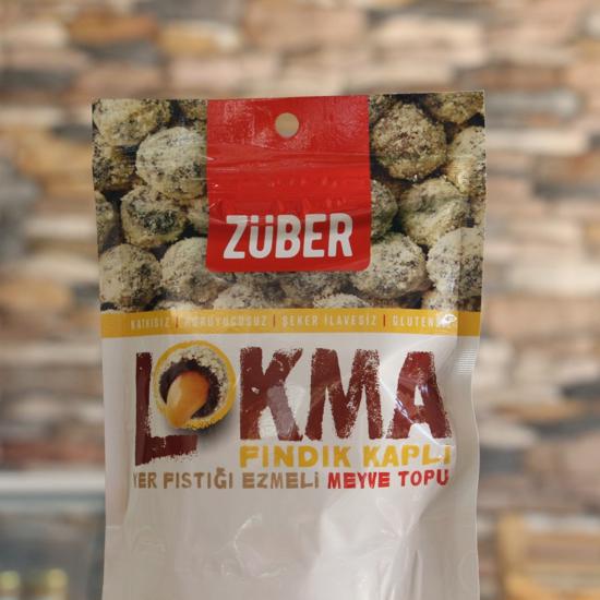 ZÜBER LOKMA FINDIK KAPLI MEYVE TOPU 96 G