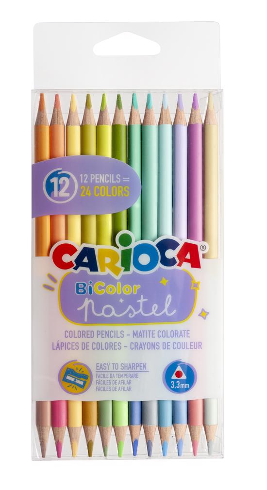 Men genel Carioca Çift Taraflı Kuru Boya Pastel Renkler 24 R
