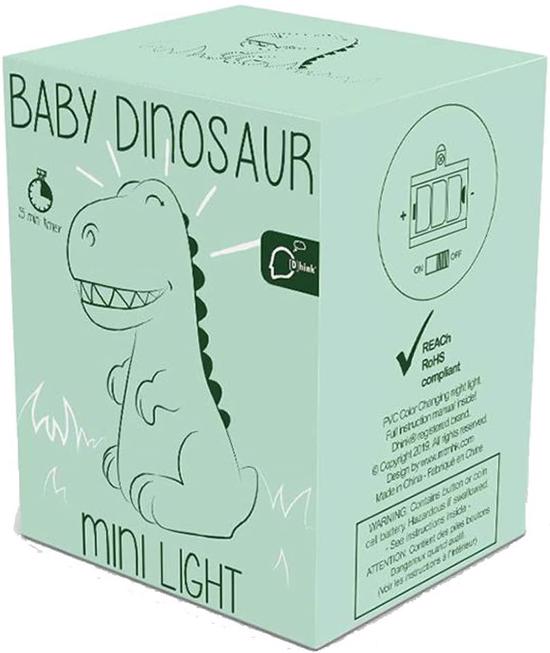 Erkek genel Dhink Baby Dino Gece Lambası