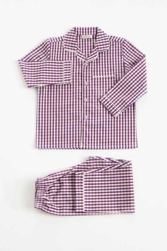 Men genel Little Purple Pijama Takım 2-3 Yaş