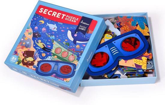 Erkek genel Secret Puzzle - Ocean