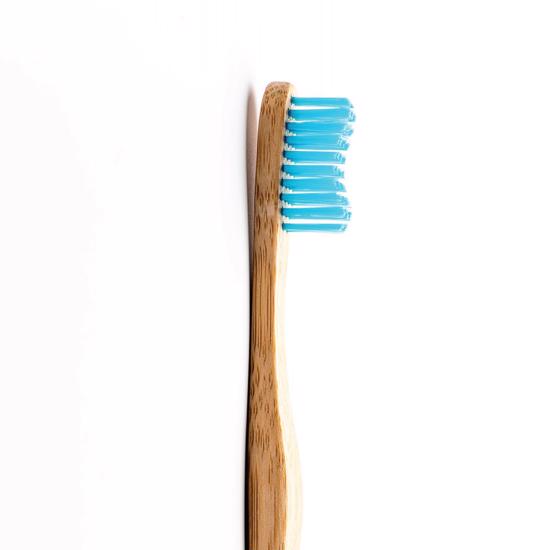 Erkek genel Humble Brush Bambu Diş Fırçası-Mavi-Medium