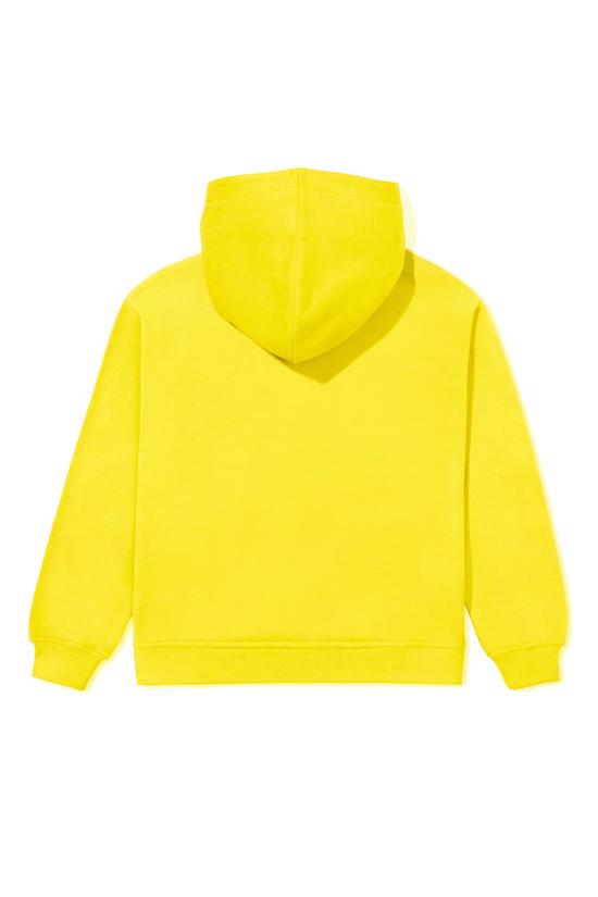 Men genel Minimalic - Sunny Yellow - Organic Oversize Hoodie