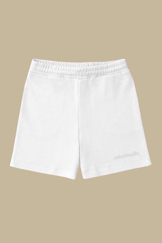 Men genel Cotton White - Organic Oversize Shorts 2-3 Yaş