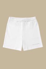 Men genel Cotton White - Organic Oversize Shorts 4-5 Yaş
