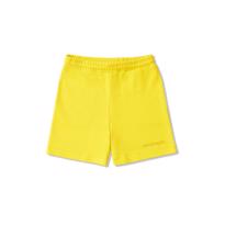  Sunny Yellow - Organic Oversize Shorts 4-5 Yaş 