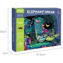 genel Large Animal-Shaped Puzzle Elephant Dream 