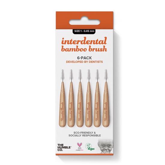 Men genel The Humble Co Interdental Bamboo Brush 6-Pack 0 -