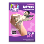 Men genel HoloToyz Tattoo Pet Party AR Uyumlu Geçici Dövme