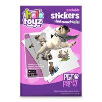 genel HoloToyz Sticker Pet Party AR Uyumlu Etiket 
