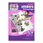 Erkek genel HoloToyz Sticker Pet Party AR Uyumlu Etiket