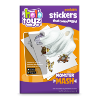 genel HoloToyz Sticker Monster Mash AR Uyumlu Etiket 