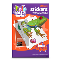 genel HoloToyz Sticker Holo Heroes AR Uyumlu Etiket 