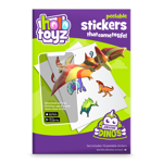 Men genel HoloToyz Sticker Jurassic Dinos AR Uyumlu Etiket