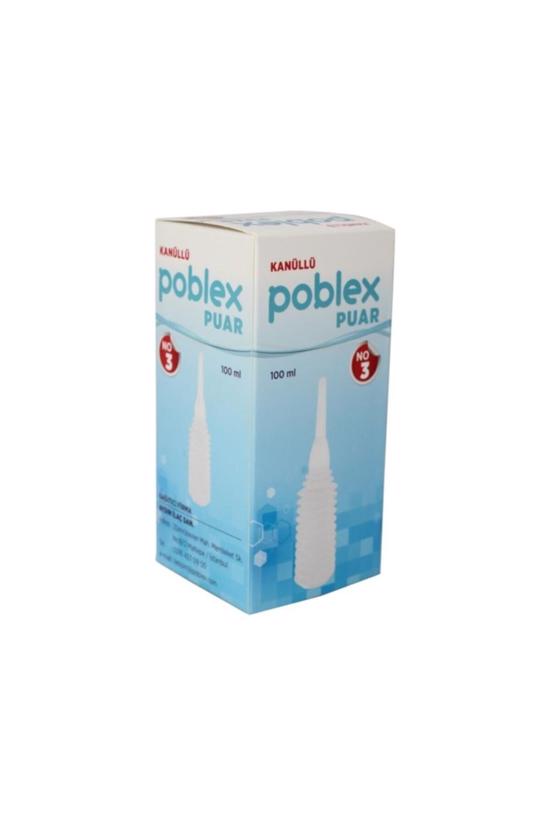 Erkek genel Poblex Kanullu Puar No:3 100 ml