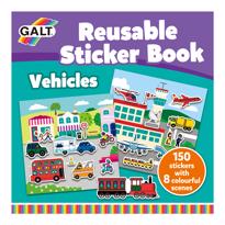 genel Reusable Sticker Book - Vehicles 3 Yaş+ 