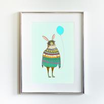  Ashley for Friends 	Rabbit with Baloon Orta-Gümüş 