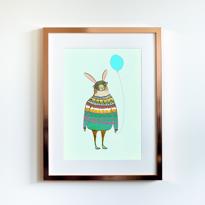  Ashley for Friends 	Rabbit with Baloon Orta-Rose 