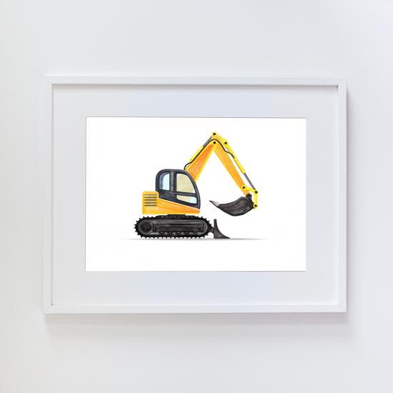 Erkek genel Diggers - Vehicles	 Mini Excavator Orta -	Beyaz