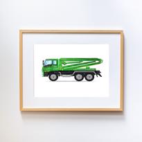  Diggers - Vehicles	 Cement Pump Truck Küçük 	-Natu 