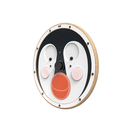 Erkek genel Happy Penguin-Yuvarlak Duvar Oyun Modülü