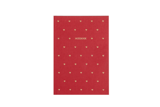 Erkek genel Love Notebook-Vişne Kırmızısı