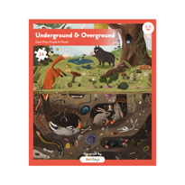 genel Underground Overground - 24 Parça Çantalı Dev Yer 