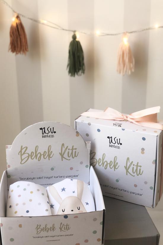 Erkek genel Pastel  2'li Org. Pamuk Önlük Sleepy-Dot