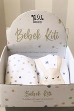 Erkek genel Pastel  2'li Org. Pamuk Önlük Sleepy-Dot